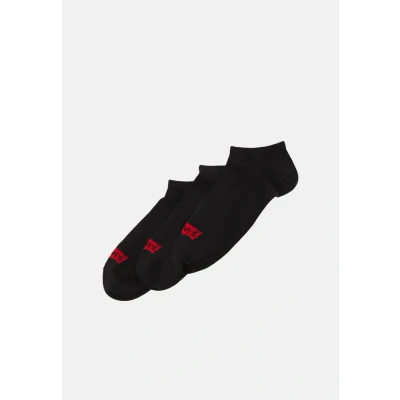 Imagen de Levi&#039;s LOW CUT Batwing LOGO Recycled 3 PACK Calcetines, Hombre, Talla: 39 42, Black