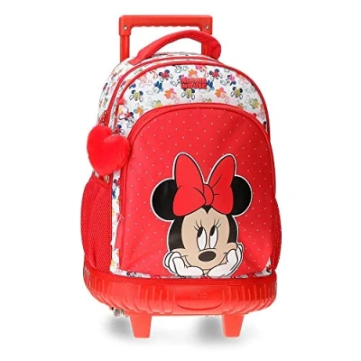 Imagen de Disney Minnie Diva Mochila Compact 2 Ruedas Multicolor 32x45x21 cms Poliéster 28,9L