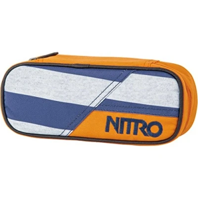 Imagen de Nitro Snowboards Pencil Case Cartuchera Escolar, Unisex, Heather Stripe, 28 cm