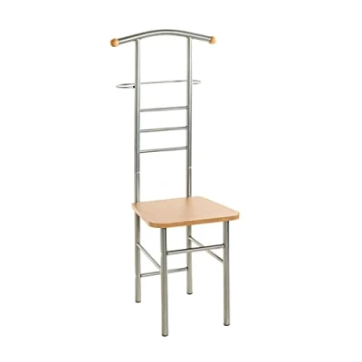 Imagen de HAKU Möbel aparcacoches aluminio, haya, MDF, metal Dim.: AN 46 cm x AL 119 P 50 cm, Estilo: Moderno