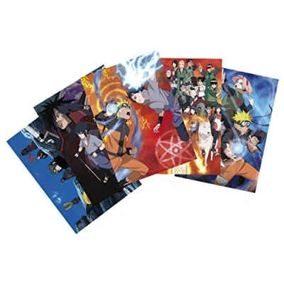 Imagen de ABYSTYLE NARUTO SHIPPUDEN Tarjetas postales Set 1 (14.8x10.5)