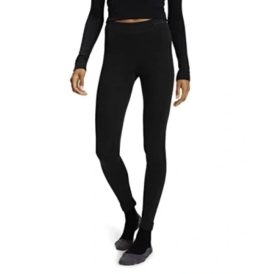 Imagen de FALKE Wool Tech Long W TI lana hilo funcional secado rápido calida 1 pieza, Capa de base inferior Mujer, Negro (Black 3000), XS