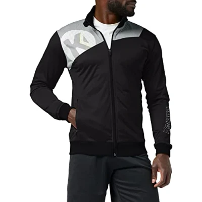 Imagen de Kempa Core 2.0 Poly Chaqueta, Hombre, Negro/Gris Oscuro Mezcla, 128