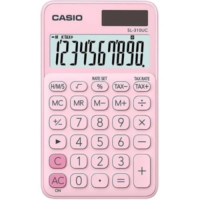 Imagen de Calculadora Casio SL 310UC, 10 dígitos, Rosa