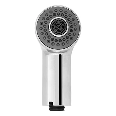 Imagen de Grifo extraíble con acabado cromado, cabezal rociador, accesorio de repuesto para fregadero cocina, lavabo baño