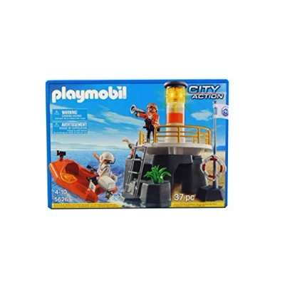 Imagen de Playmobil Lighthouse Playset City Action con Rescate Craft