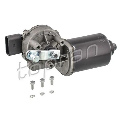 Imagen de TOPRAN 113 771 Motor del Limpiaparabrisas 12 Parabrisas delantero para dirección izquierda/derecha con brazo motriz tornillos VOLKSWAGEN: Golf 4