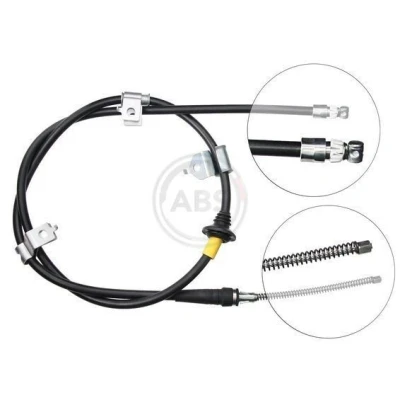 Imagen de A.B.S. K19378 Cable de Freno Mano 1584 Tambor para dirección izquierda/derecha