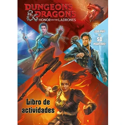Imagen de Dungeons &amp; Dragons. Honor entre ladrones. Libro de actividades: Con pegatinas