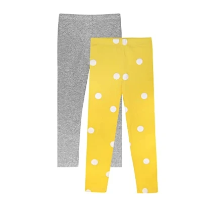 Imagen de LiKing Leggings niña de algodòn, Pantalones Deportivos Niñas elástico con patrón Flores 4539 A 134/140 2