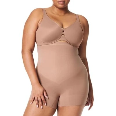 Imagen de Spanx Power High Waisted Shorty, Malla Moldeadora Mujer, Beige (Café au Lait), XXL