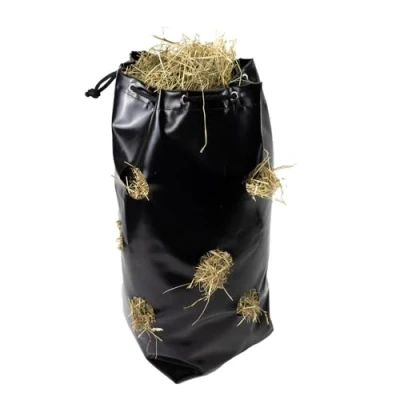Imagen de Dönges Haybag Bolsa para heno (relleno de 9 kg, agujeros 8 cm, apto alérgicos)
