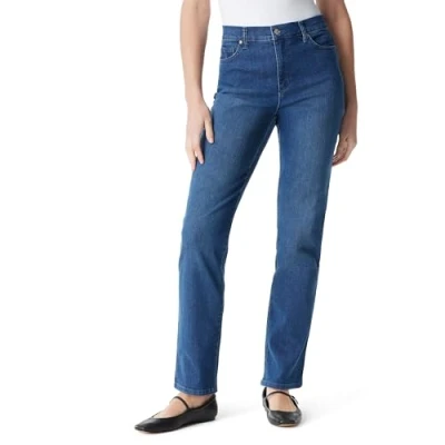 Imagen de Gloria Vanderbilt Amanda Classic Jeans cónicos de Talle, Frisco, 46 Alto para Mujer