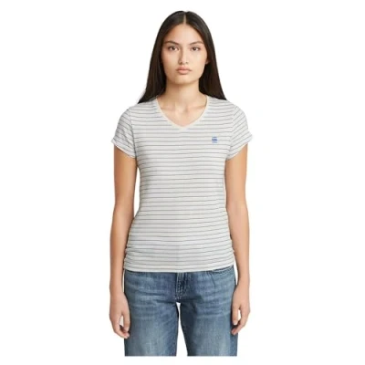 Imagen de G STAR Stripe Eyben SLIM Camiseta estampada, Mujer, Talla: XS, Plein air highlight