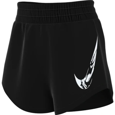 Imagen de Nike One Swh HB DF Mr BR SRT Pantalones Cortos para Mujer Black/White XL