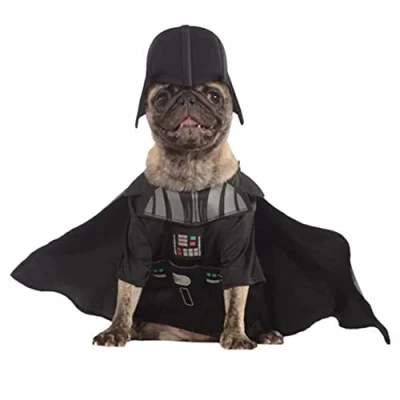 Imagen de Rubies Disfraz de Darth Vader para mascota, Talla L perro ( 887852 L)