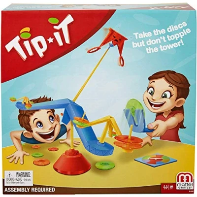 Imagen de Mattel Games Tip It, Juegos de Mesa para niños +5 años, Multicolor FLK86