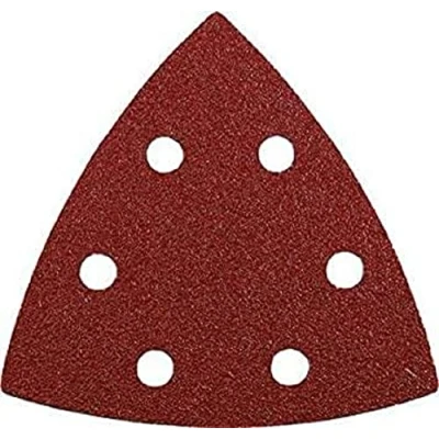 Imagen de KWB 49492840 Pack de 5 abrasivos triangulos (6 AGU, 96 x mm, GR 400, sistema Quick Stock)