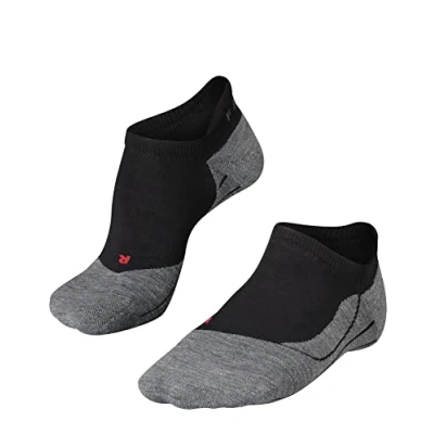Imagen de FALKE RU4 Endurance Invisible W IN algodón anti ampollas 1 par, Calcetines para correr Mujer, Negro (Black Mix 3010), 35 36