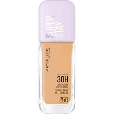 Imagen de Maybelline New York, Base de Maquillaje, Hasta 30H, Acabado Mate Luminoso, Lumi Matte, Tono 250