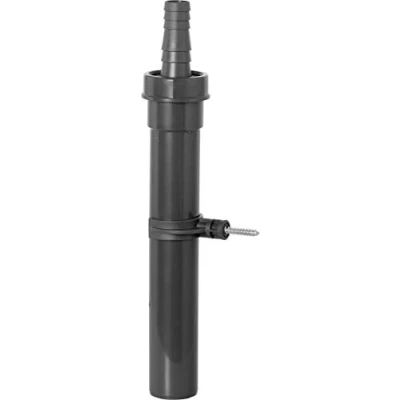 Imagen de Cornat Tubo de Ajuste con Soporte 1 1/2&quot; x 40 mm (416) / conexión máquina/instalación Sanitaria/Reciclado/protección del Medio Ambiente T356010R, Gris, Klein