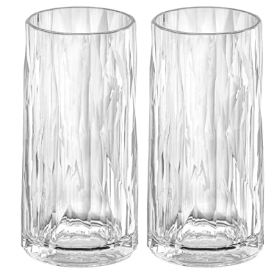 Imagen de Koziol Long Drink Glasses / Cocktail unbreakable Superglass 300 ml 2 Pieces