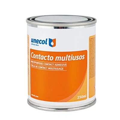 Imagen de Unecol 3221 Adhesivo de Contacto Multiusos (Bote), Beige, 250 ml