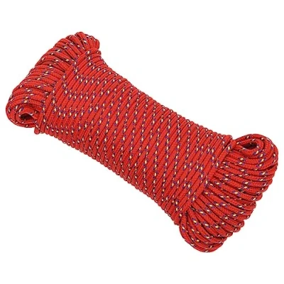 Imagen de vidaXL Cuerda de Barco Polipropileno Rojo 3 mm 100 m