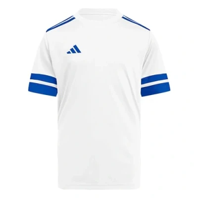 Imagen de adidas Unisex niños SQUADRA25 Jersey Short Sleeve Kids, White/Team Royal Blue, 11 12 Years