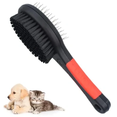 Imagen de 1 Pieza Cepillo Perro,Peine para Gatos,Cepillo Perro Pelo Largo,Cepillo Corto,Cepillo Gato,Peine Perro,2 en Perros o Gatos de Largo y Corto,Grande (22cm*6.5cm)