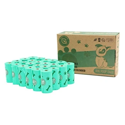 Imagen de Green Maker Biodegradables Caca Perro Bolsas 360 Excrementos Perros 30% más Grueso Que Otros Hecho de Almidón Maíz con DIN CERTCO Certificación (Verde)
