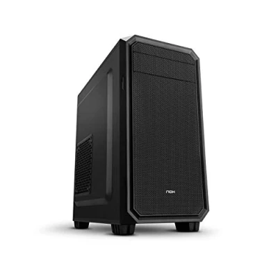 Imagen de Nox Coolbay MX2 NXCBAYMX2 Minitorre micro ATX, lector de tarjetas integrado, ventilador 120mm incluido, USB 3.0, hasta 4 discos duros, color negro