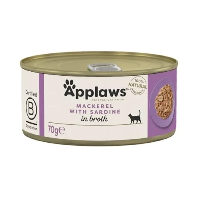 Imagen de Applaws Comida para Gatos Mackeral &amp; Sardine 70g (Caldo)