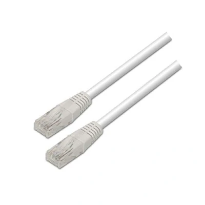 Imagen de AISENS A133 0196 Cable de Red latiguillo RJ45 (0.5 m, 10/100 Mbit/s, conmutador/Router/Módem/Panel Conexiones/Punto Acceso/Campos Conexión) Color Blanco