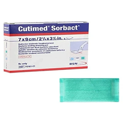 Imagen de BSN Medical Cutimed Sorbact Pack de 5 apósitos (7 x 9 cm)