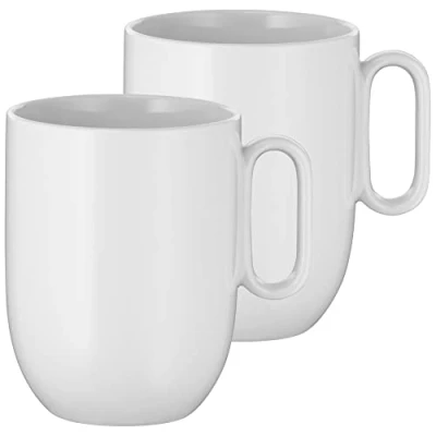 Imagen de WMF 695959440 Taza de café Grande 380 ml, Porcelana, Color Blanco