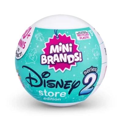 Imagen de ZURU Mini Brands Disney Store Edition Series 2 Cápsula ciega de juguete en miniatura, contiene 5 figuras miniatura