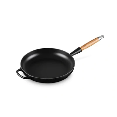Imagen de Le Creuset Frying Pan Signature Satin Black ø 24 cm / 1.6 Liter enamelled non stick coating