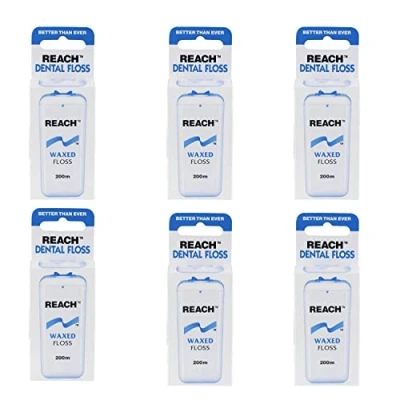 Imagen de Johnson &amp; Reach Dentotape Hilo dental encerado 6 x 200m
