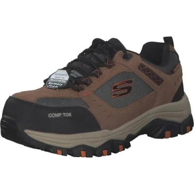 Imagen de Skechers GREETAH, Zapatillas para Hombre, Brown Suede Leather W/ Textile, 46 EU