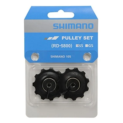 Imagen de SHIMANO Pulley Set RD 5800 Juego de polea tensión y Huide SS, Unisex Adulto, Negro, Only Size
