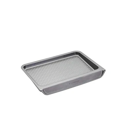 Imagen de MasterClass Smart Stack Bandeja de horno apilable vertical con revestimiento antiadherente, acero al carbono, 40,5 x 31 5 cm
