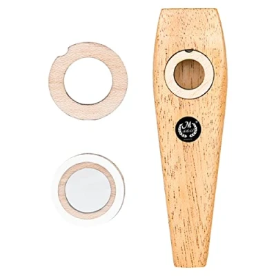 Imagen de Firulab Kazoo de Madera Instrumento Boca diafragma Flauta,Acompañamiento Guitarra, Instrumentos Musicales, Acompañamiento Musical armónica,