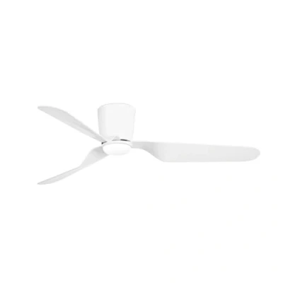 Imagen de Faro Barcelona 33471n 3 PEMBA LED Ventilador de techo blanco con motor DC