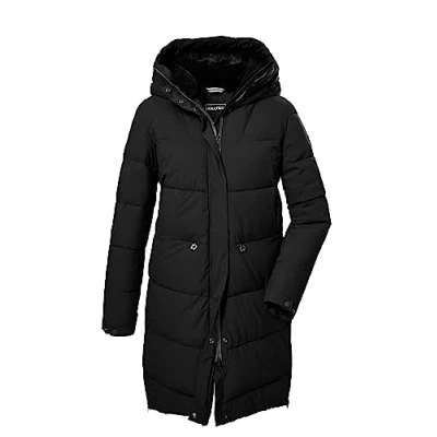 Imagen de killtec mujer Parka/parka acolchada con aspecto de plumón y capucha KOW 16 WMN QLTD PRK, black, 44, 39697 000