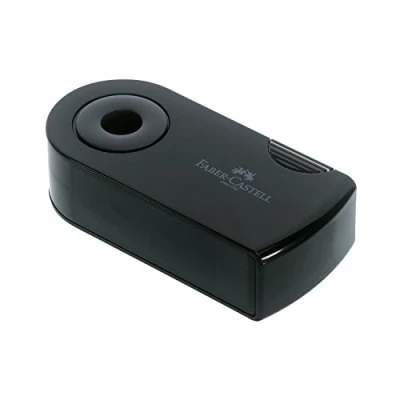 Imagen de Sacapuntas Faber Castell Sleeve Negro (12 Unidades)