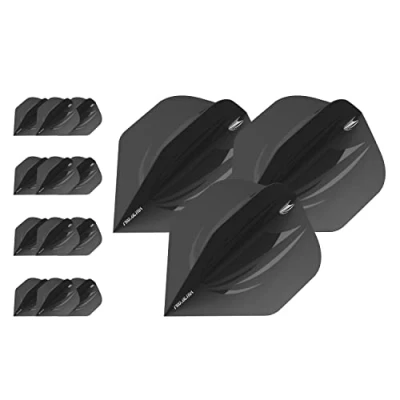 Imagen de Target Darts 5 x Juegos de ID Pro. Ultra Negro No.2 Vuelos Dardos 15 en Total