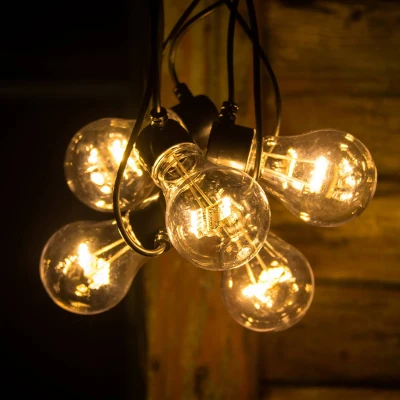 Imagen de Konstsmide Christmas Cadena de 5 luces LED, filamento, ámbar