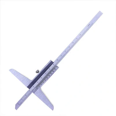 Imagen de KATSU Calibrador de Profundidad 0 150mm 0,02mm Métrico Precisión Medidores Calibre Vernier Herramienta Medición 401170