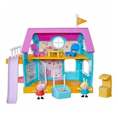 Imagen de Peppa Pig Peppa&#039;s Club Juguete Preescolar Solo para niños; Efectos de Sonido; 2 Figuras, 7 Accesorios; a Partir 3 años